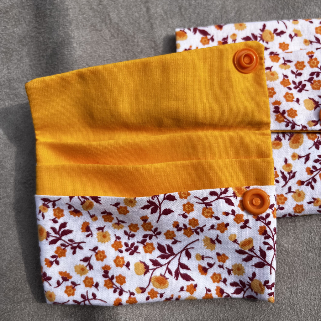Pochette à cartes (Liberty orange)